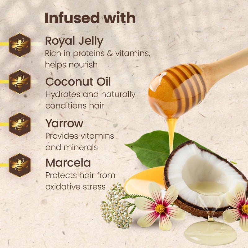 Tio Nacho Ultra Hydration Coconut Oil Conditioner: Anti-Hair Loss, Deep Nourishment, UV Protection, Frizz Control with Organic Coconut Oil & Royal Jelly - 14 Oz - Image 5